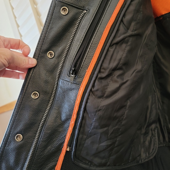 Genuine Leather Moto Jacket - Picture 8 of 12